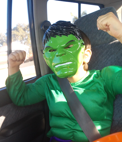 ハルクのコスプレ