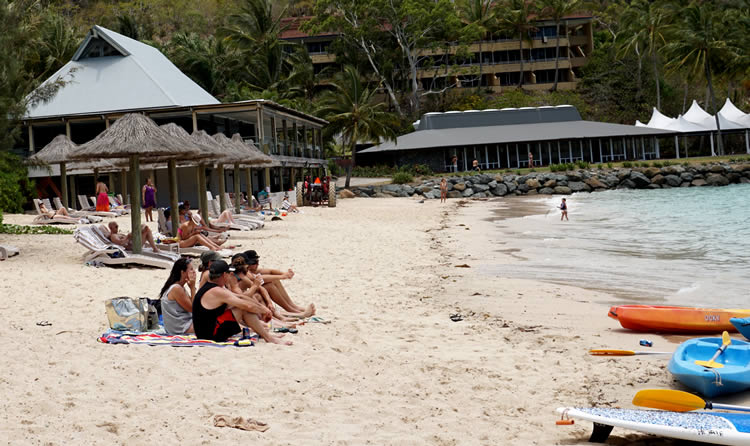 ビーチでまったり