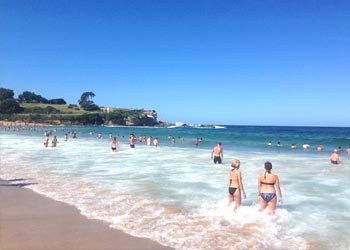 シティからすぐに行ける、Bondi Beach（ボンダイビーチ）