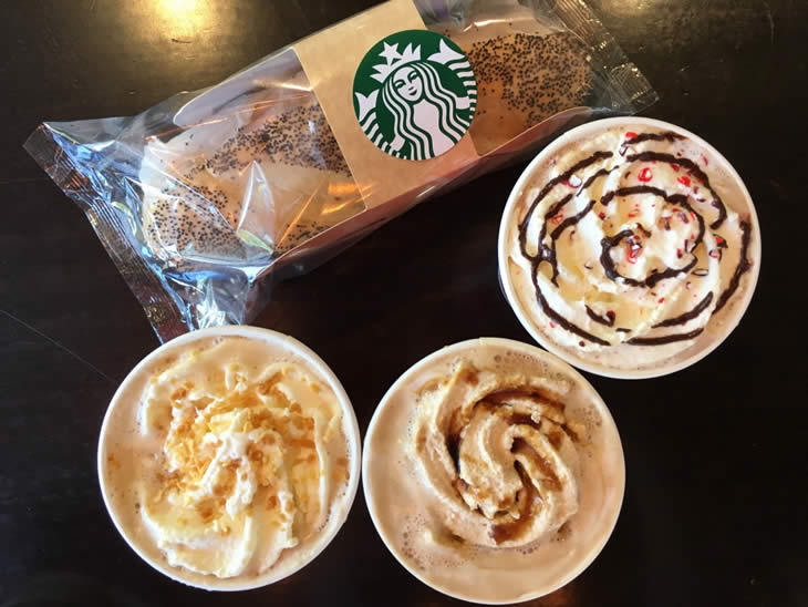 スタバのクリスマスメニュー2016